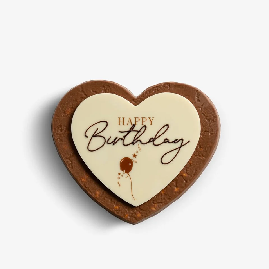 LADERACH CHOCOLATE Heart “Happy Birthday” لابورتا دي روما